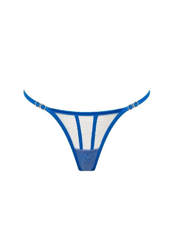 Etta Thong (Egyptian Blue/Sheer)