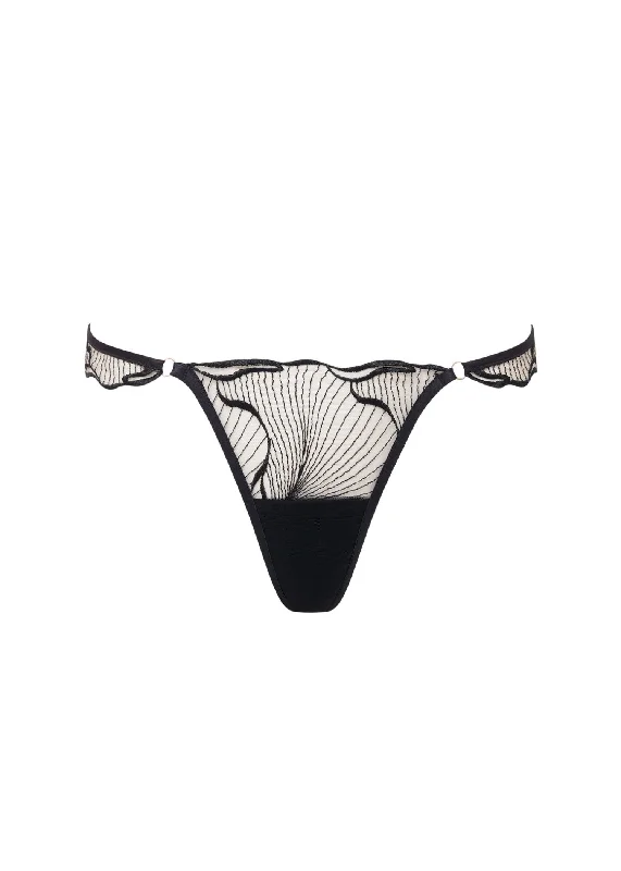 Marabel Thong (Black/Sheer)