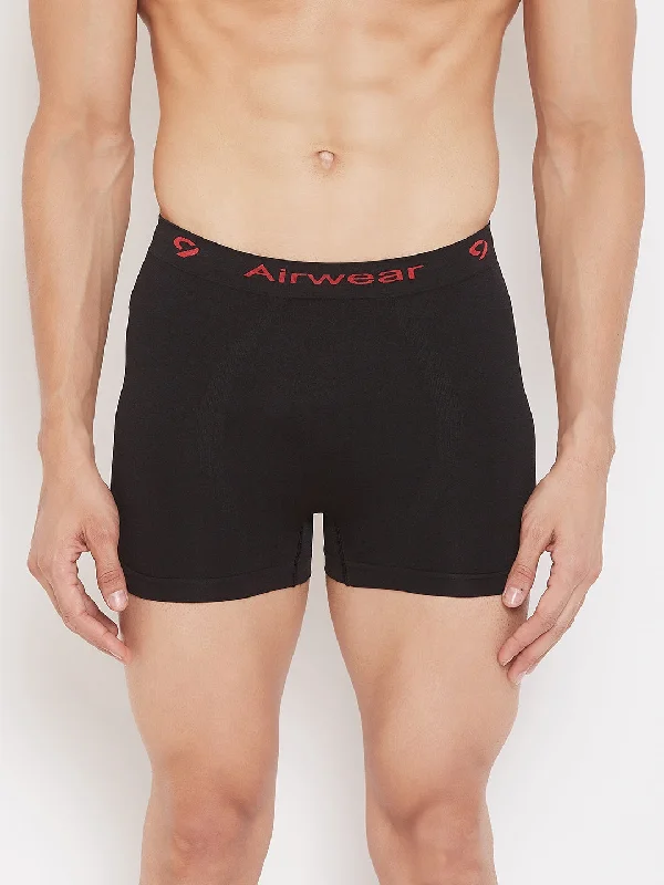 C9 Airwear Solid Trunk/Boxer For Men - Black