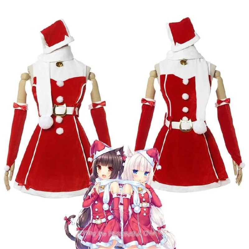 Nekopara Vanilla Chocola Christmas Hat Cosplay Costume