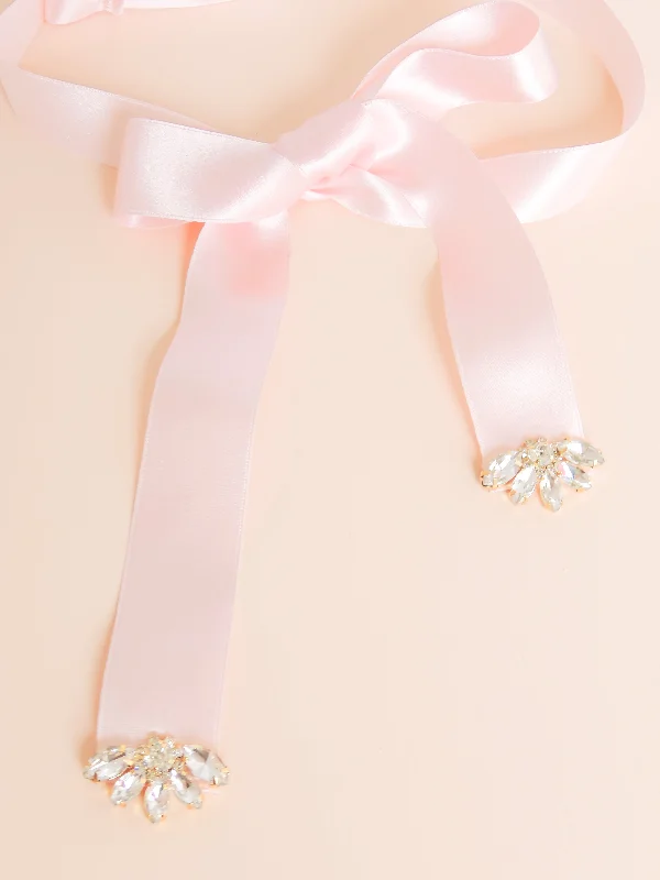 Delphine Silk Bow Garter