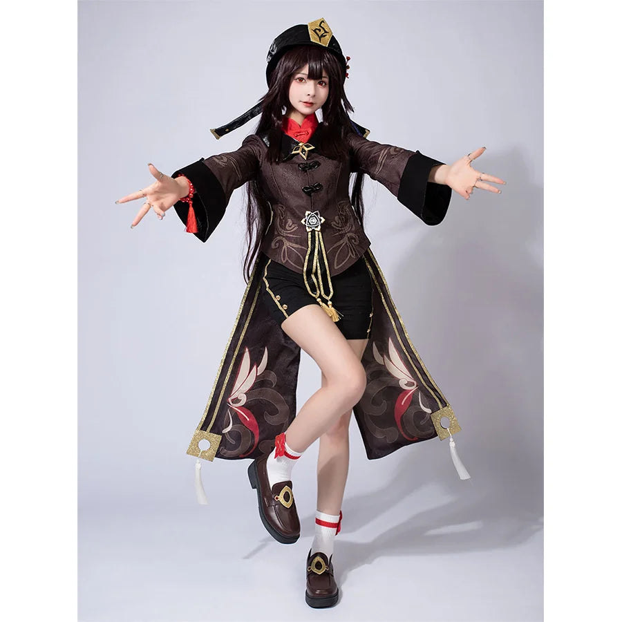 Genshin Impact Hu Tao Cosplay Costume C02934  AAA