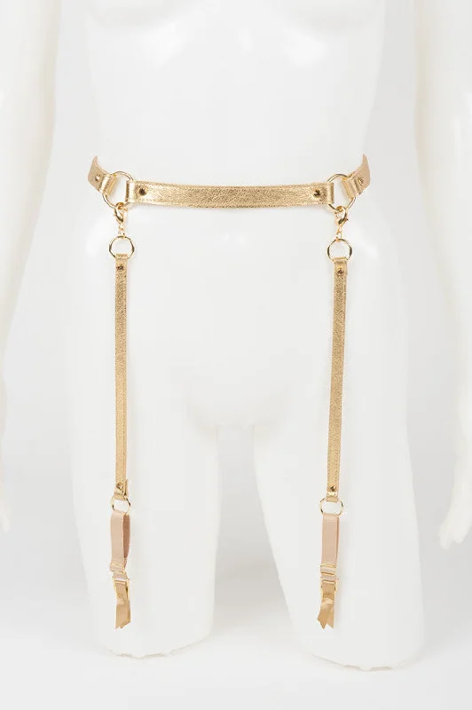 Champagne Garter Belt