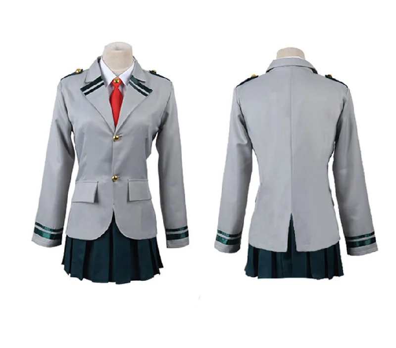 Rulercosplay Anime My Hero Academia Midoriya Izuku, Bakugō Katsuki,Uraraka Ochaco,Iida Tenya,Todoroki Shoto,Asui Tsuyu School uniform Cosplay Costume