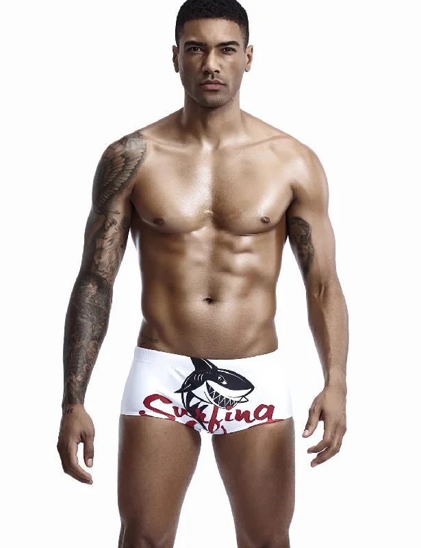 Low Rise Boxer Brief "Shark" Swimwear 90808