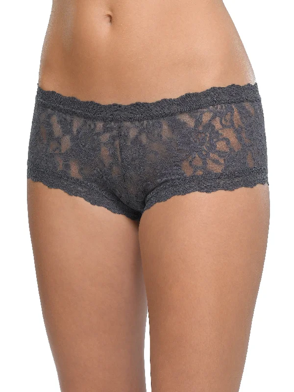 Signature Lace Boyshort Granite Grey