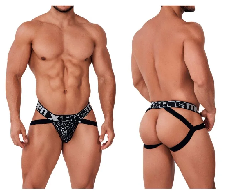 Xtremen 91165 Foil Jockstrap Color Black