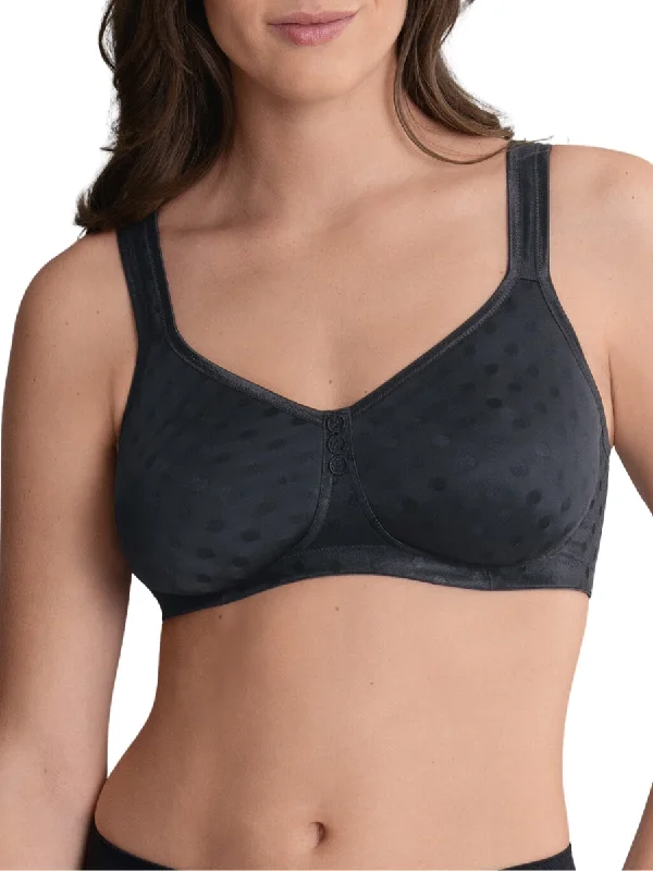 Airita Moulded Comfort Bra - Black