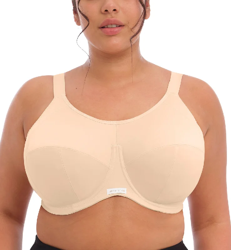 Elomi Energise J-Hook Underwire Sports Bra (8041) - Nude