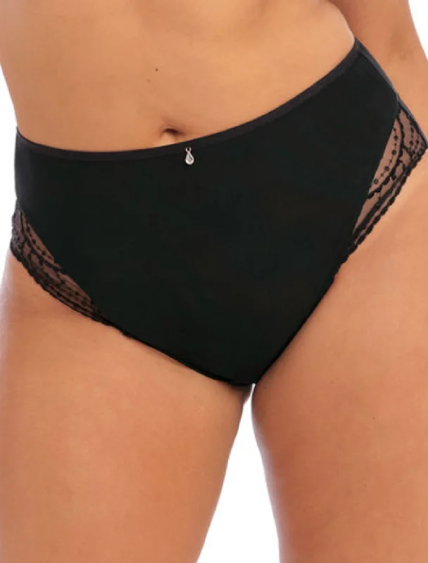 Elomi Priya Full Brief Panties , Black