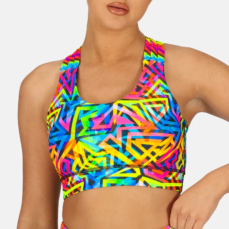 Prism Cross Back Bra