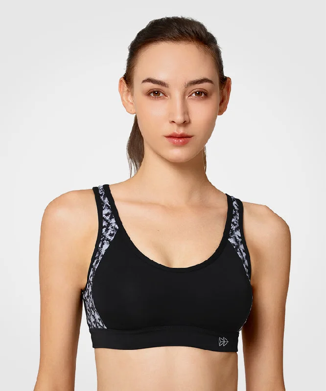 Sculpt Criss Cross Padded Gym Bra | Women's High Support Sports Bra